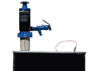 Our Zero-Waste Chemical Pump Leaves 1/2 Inch or Less in the Container