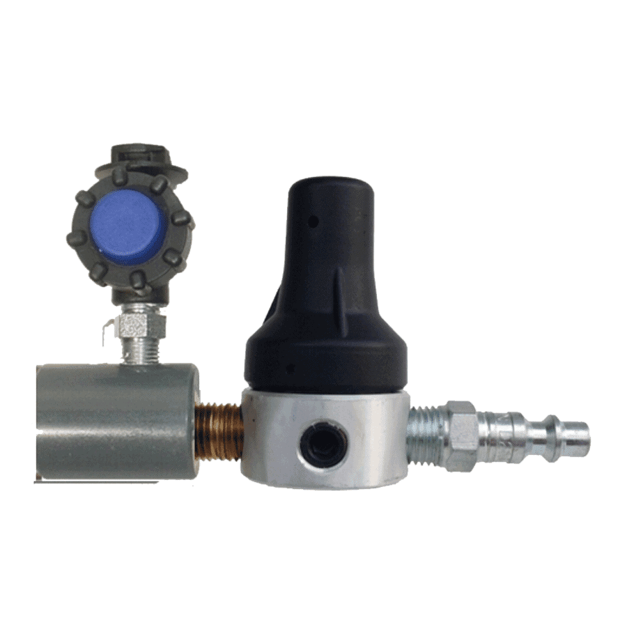 BGA Pneumatic Adapter for GT Pumps with 5 psig limiter-Goat Pumps