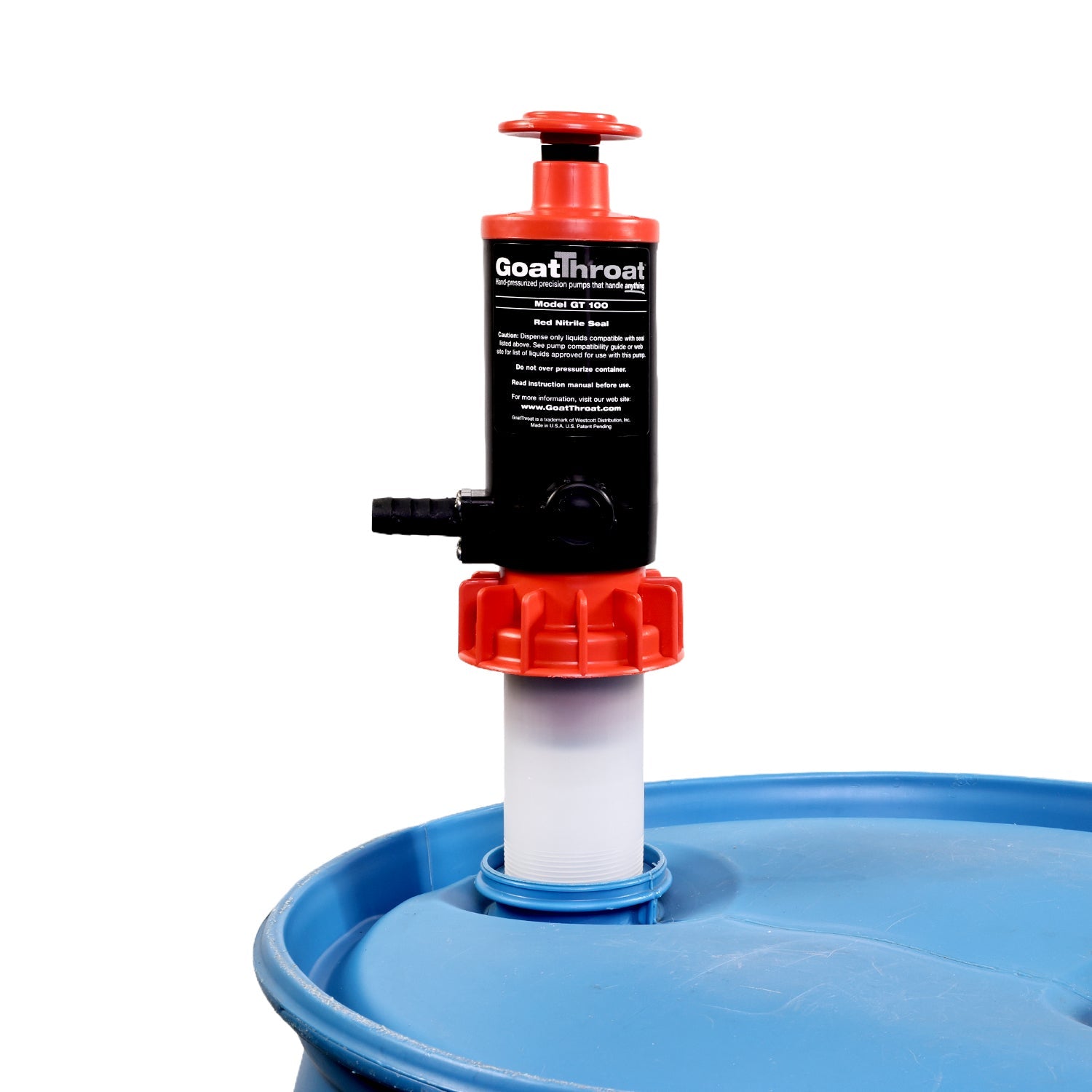 GT100 Pump with Remote Discharge Tap and Nitrile Seals-Goat Pumps