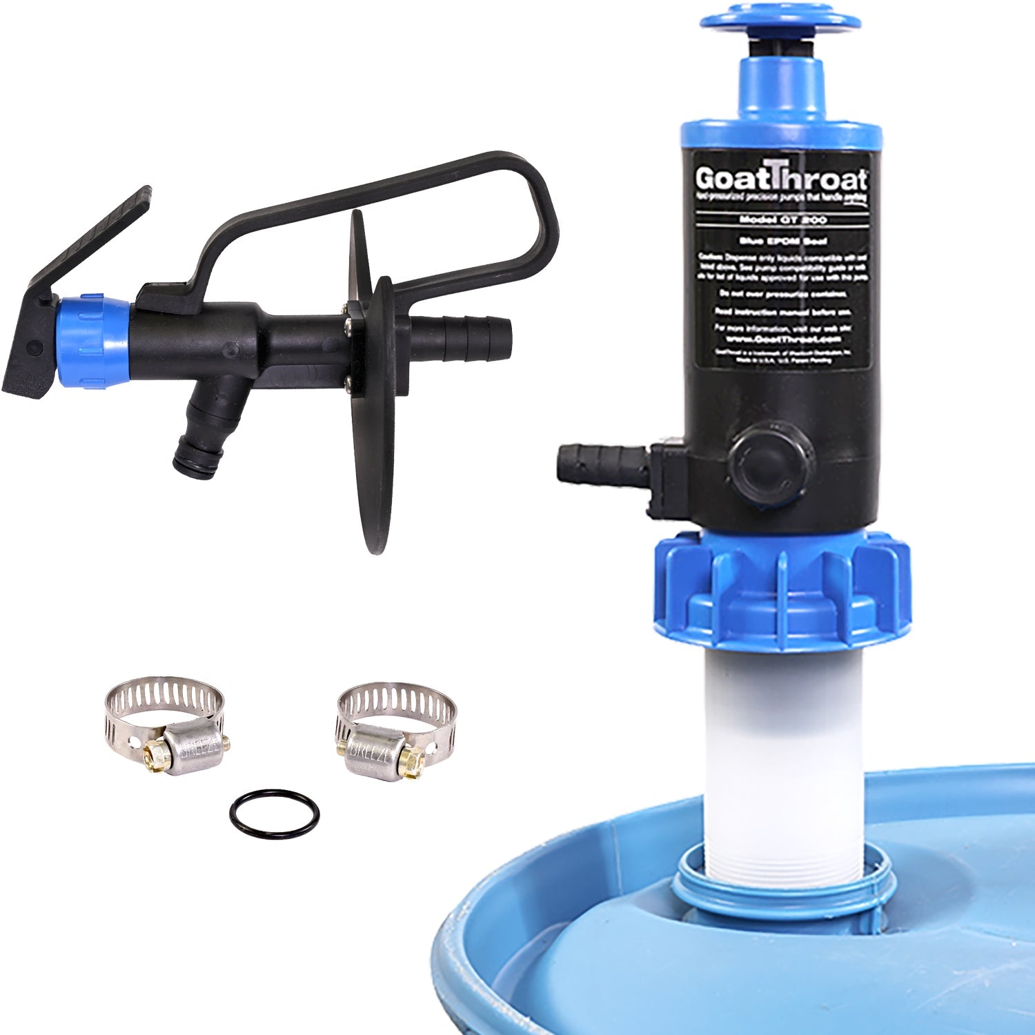 GT200 Pump with Remote Discharge Tap and EPDM Seals-Goat Pumps