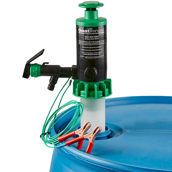 Groundable Drum Pump for Flammables Viton Seals-Goat Pumps
