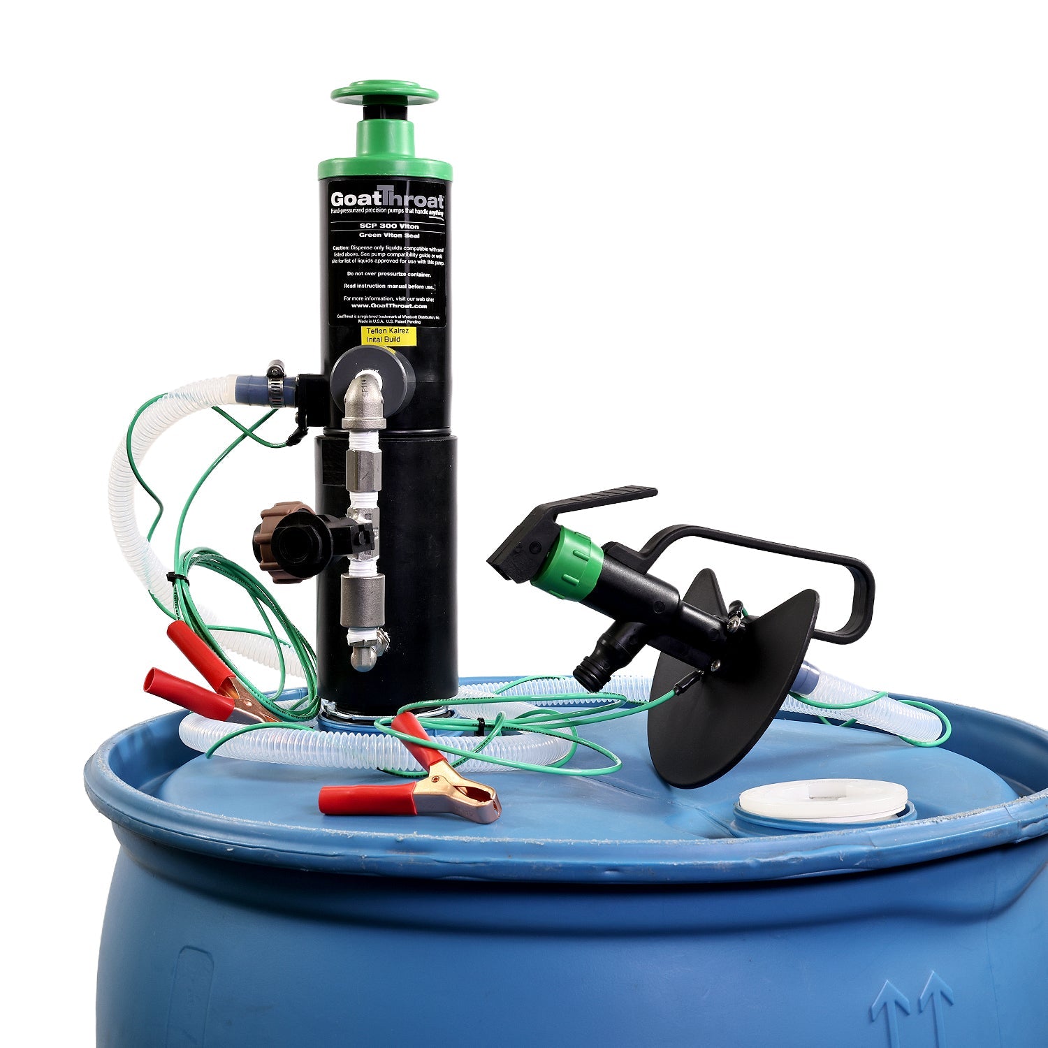 Groundable Teflon-Kalrez Pump/Tap with EPDM Seals - select and add appropriate hose-Goat Pumps