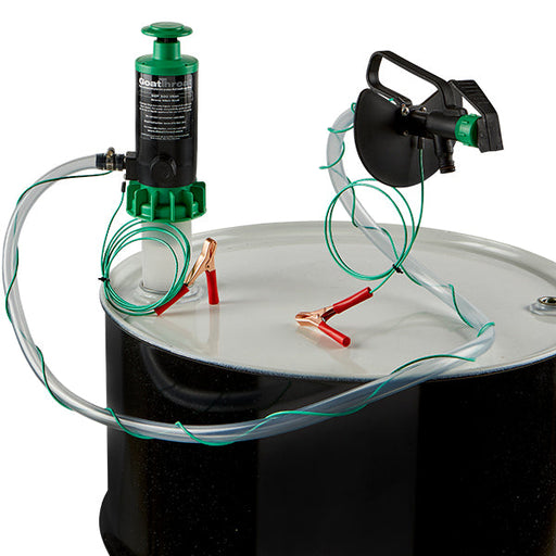 Groundable Drum Pump and Remote Discharge Tap with Viton Seals-Goat Pumps