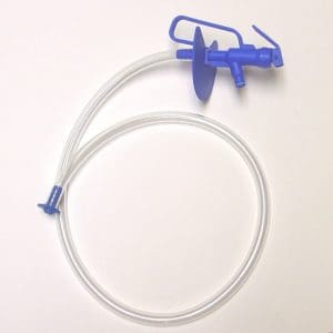 Remote Discharge Tap with Teflon and Kalrez Seals - Blue-Goat Pumps