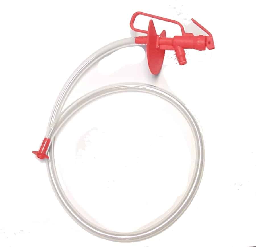 Remote Discharge tap -Standard - Nitrile With PVC  5 foot section-Goat Pumps