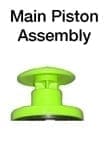 Main Piston Assembly - Green (parts 1+3+4)-Goat Pumps