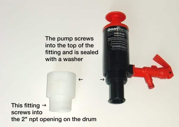 High Pressure adapter for GT Manifold - EPDM-Goat Pumps
