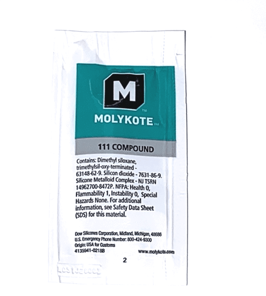 6-gram Molykote 111 lubricant-Goat Pumps