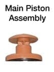 Main Piston Assembly - Red (parts 1+3+4)-Goat Pumps
