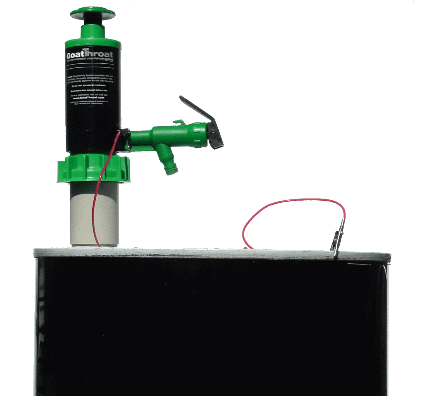 Groundable Drum Pump for Flammables Viton Seals-Goat Pumps