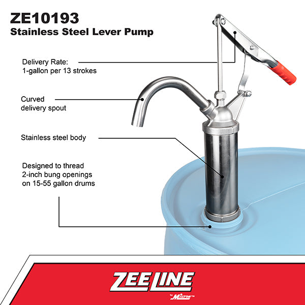 ZE10193 - SS Lever Pump-Zeeline by Milton®