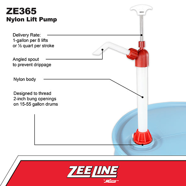 ZE365 - Nylon Lift Pump (1 Gallon Per 8 Lifts)-Zeeline by Milton®