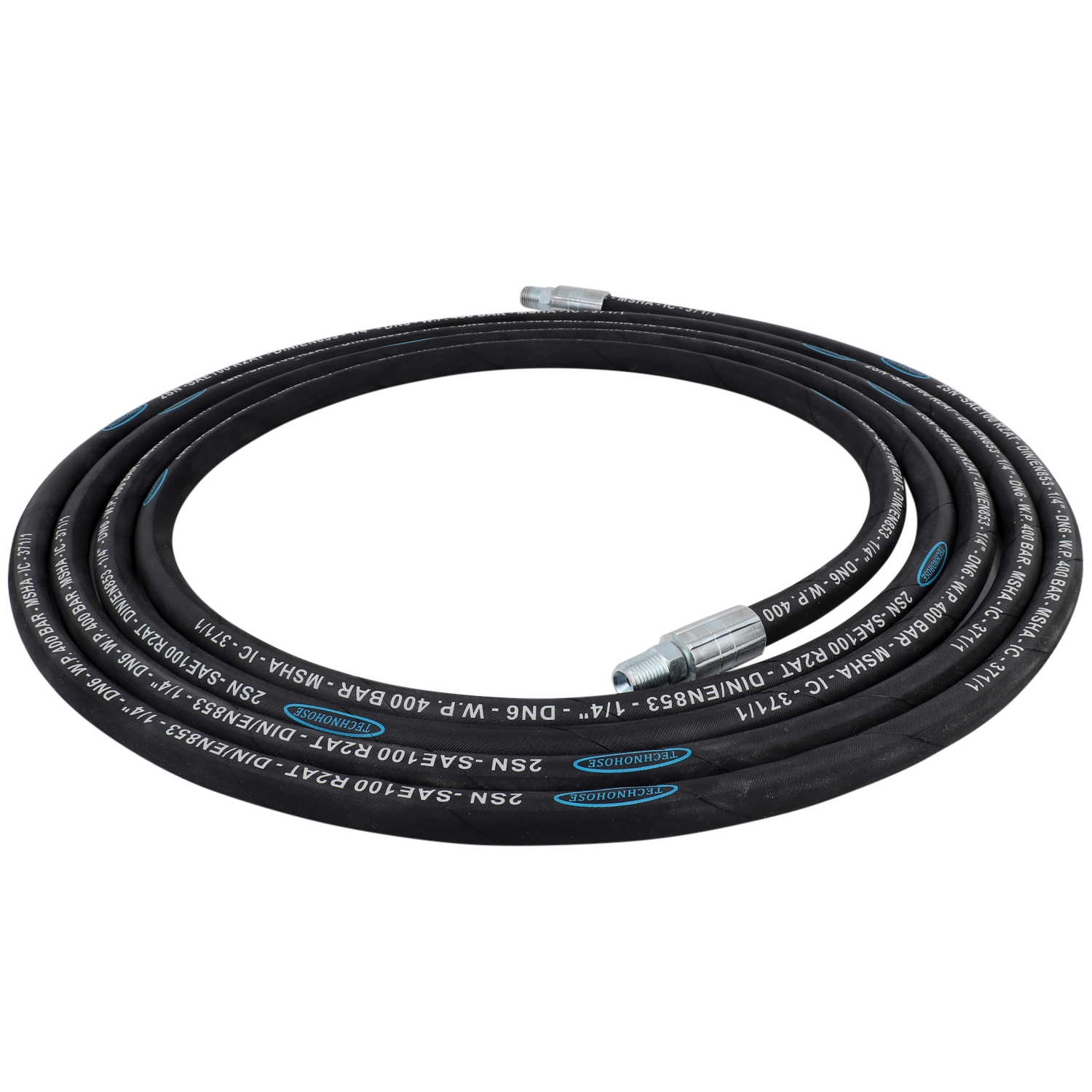 ZE0012 - High-Pressure Replacement Hose 1/4 in x 12 ft. For Zeeline Eco Series Grease Pumps-Zeeline by Milton®