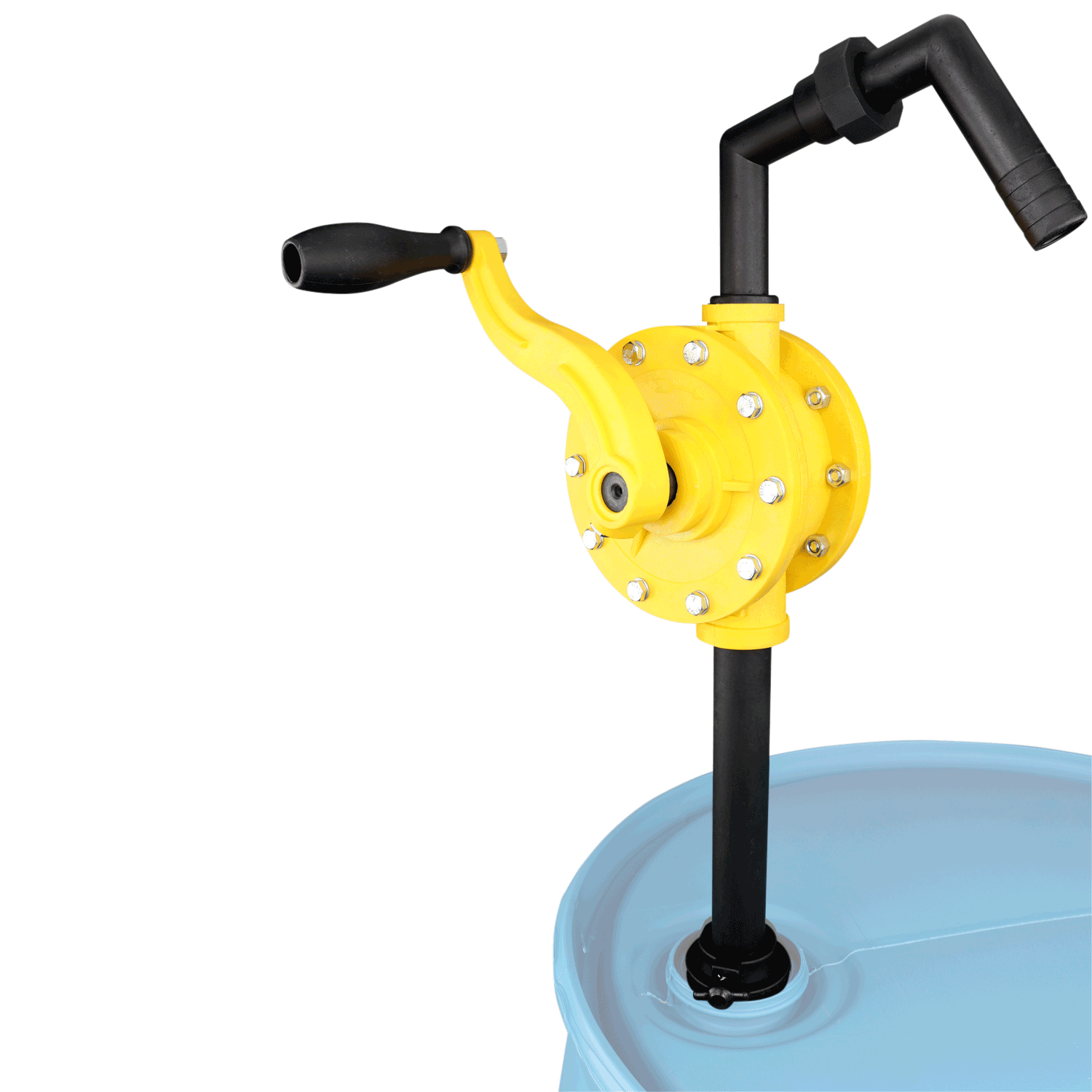 ZE10211 - Polypropylene Rotary Drum Pump for Petroleum Products & Solvents – 1 Gallon per 16 Revolutions-Zeeline by Milton®