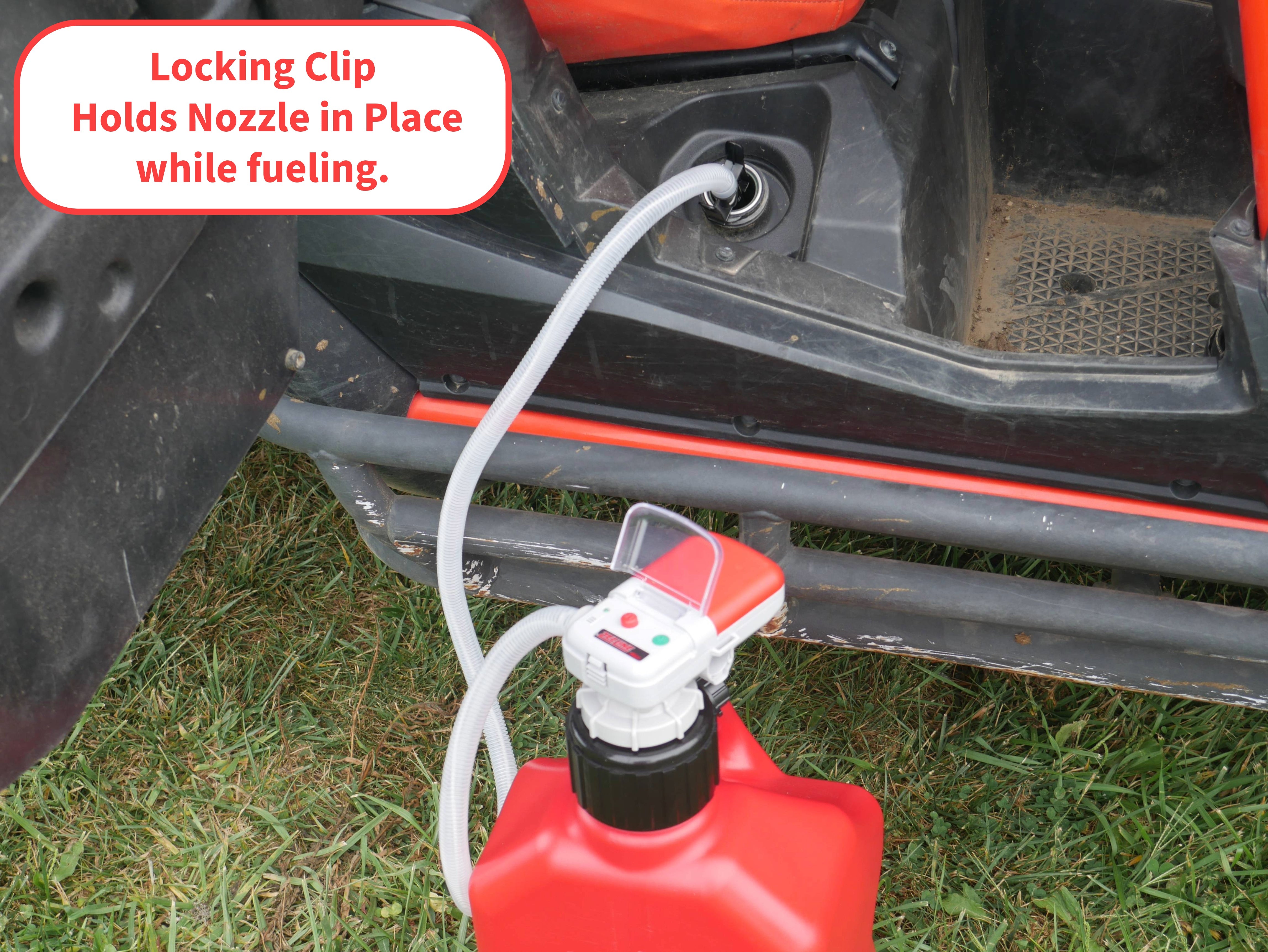 ZE1030XL – AA Battery Powered Fuel Can Transfer Pump for Racing Style Fuel Cans-Zeeline by Milton®