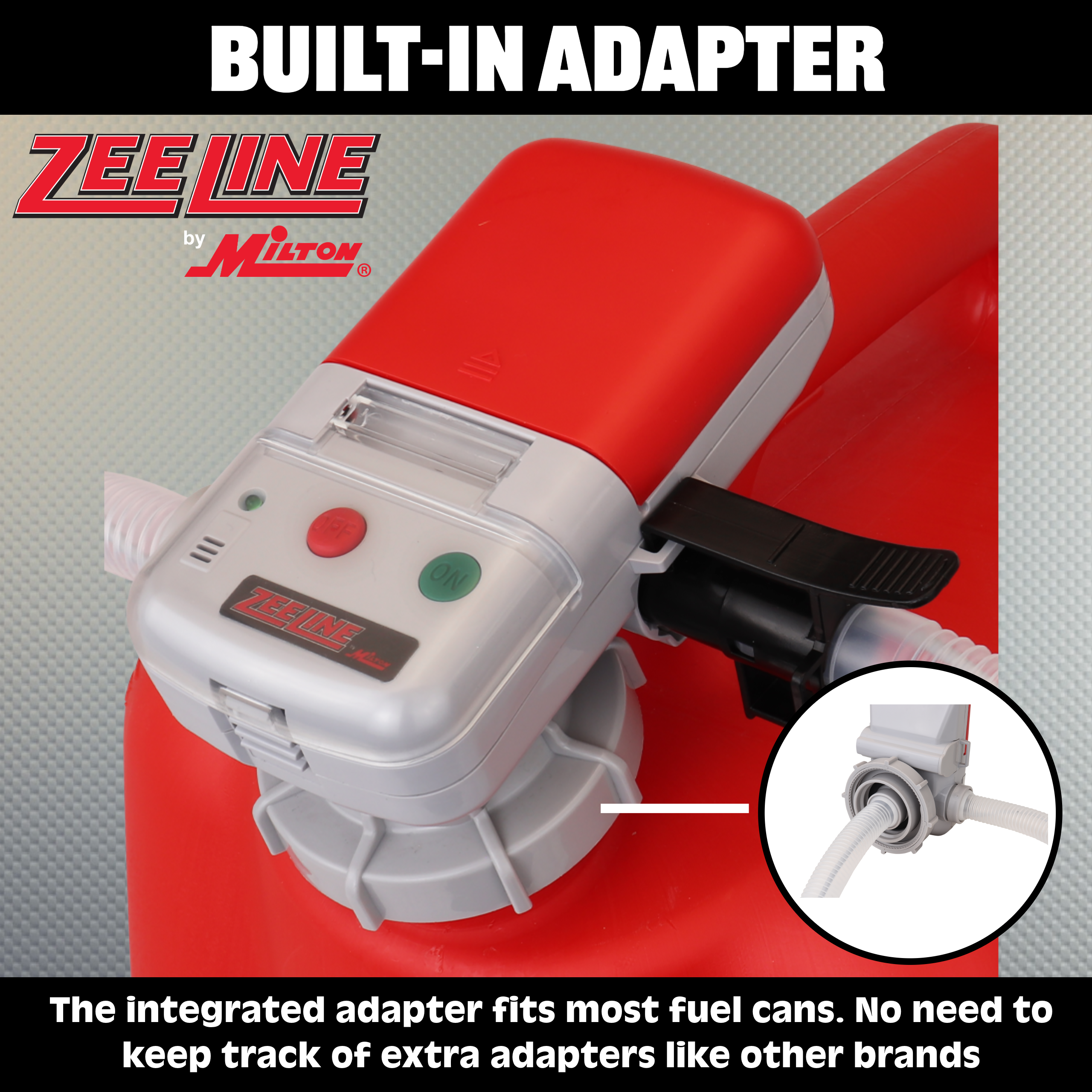 ZE1030 – AA Battery Powered Fuel Can Transfer Pump-Zeeline by Milton®