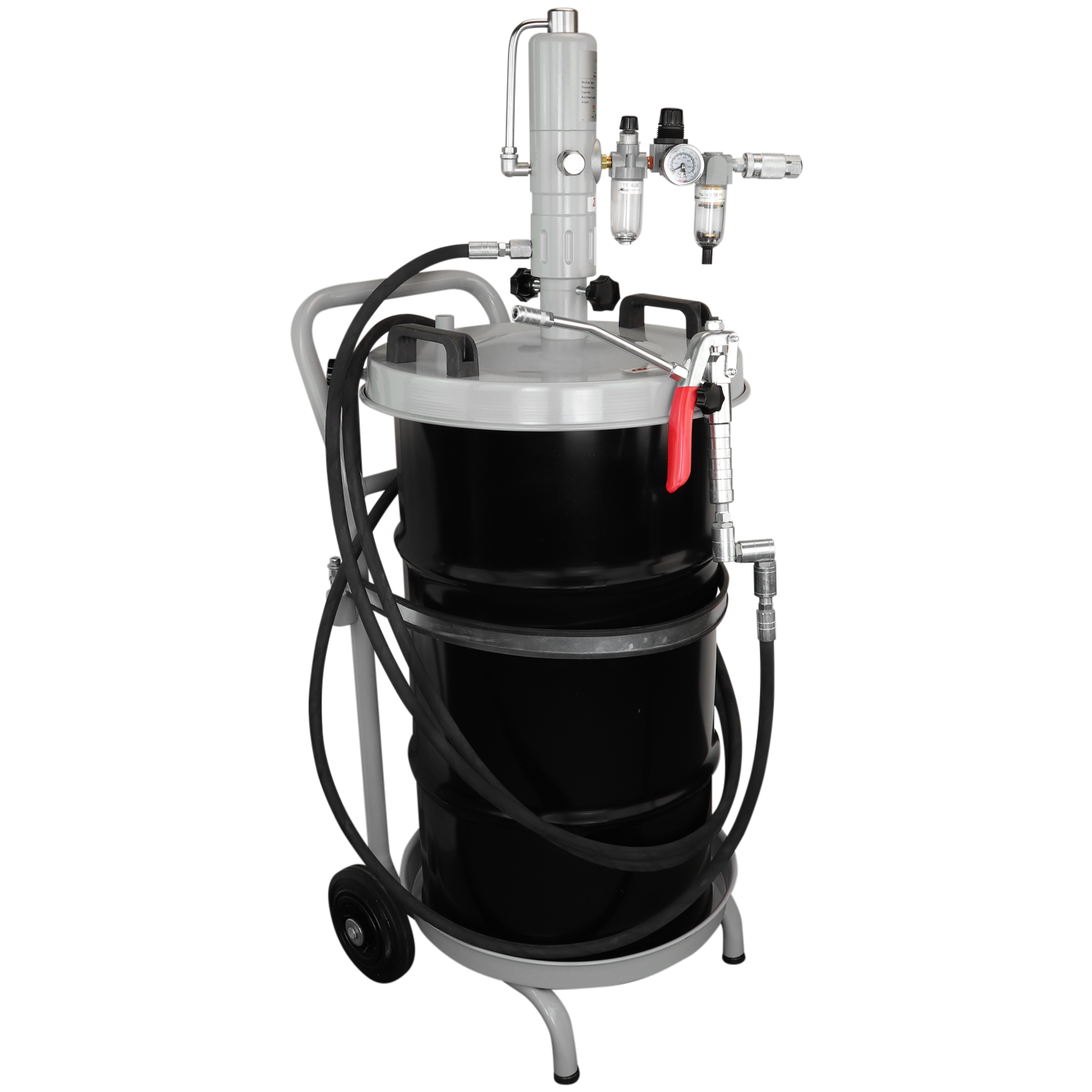 ZE1220KC – 45:1 Grease Pump for 120 Lbs. Kegs Package w/Cart-Zeeline by Milton®