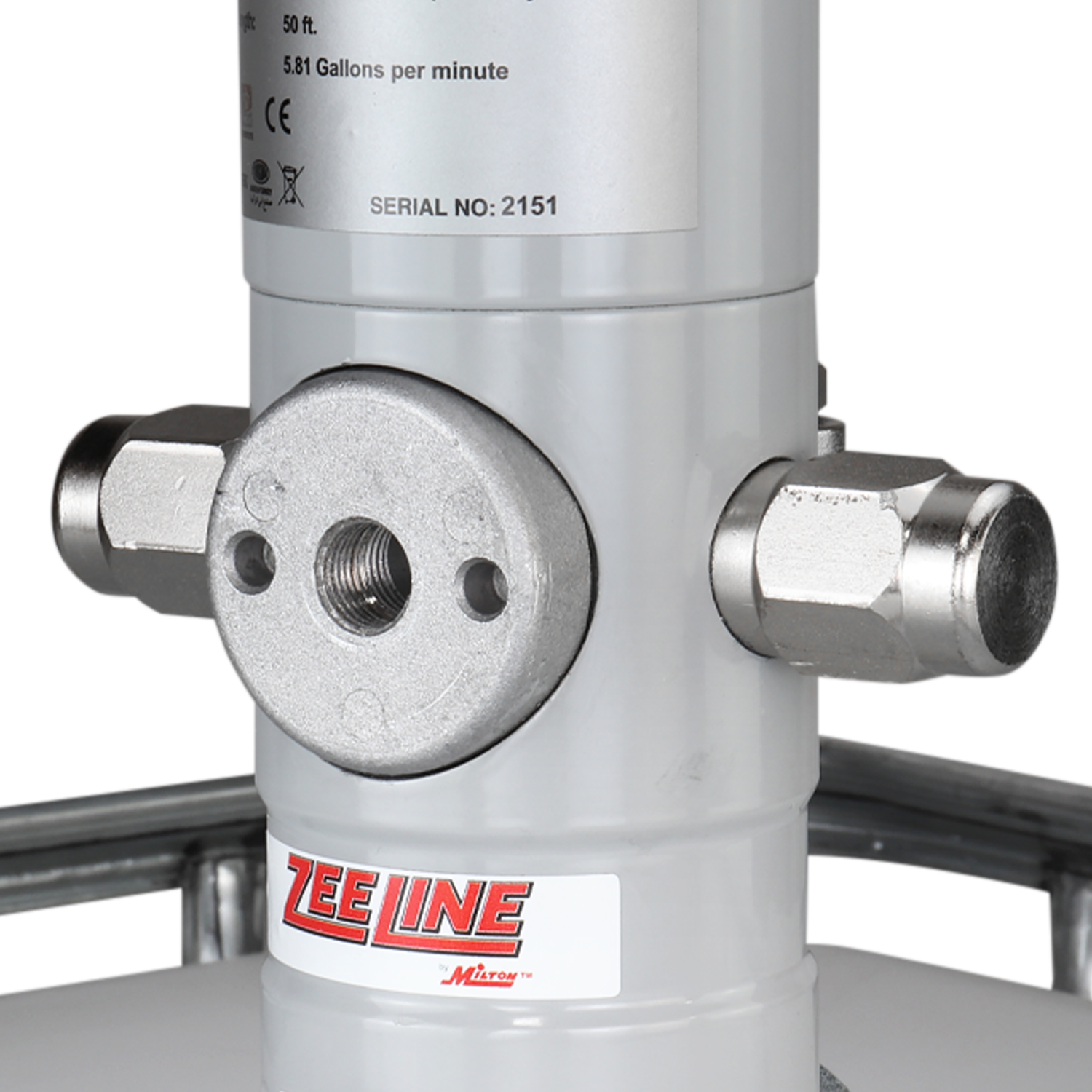 ZE1213KC – 70:1 Grease Pump for 120 Lbs. Kegs Package w/Cart-Zeeline by Milton®