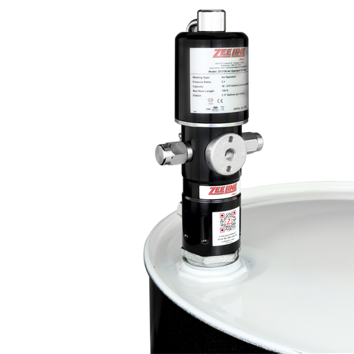 ZE1730 – 5:1 Pneumatic Stub Style Standard Flow Rate Piston Pump-Zeeline by Milton®