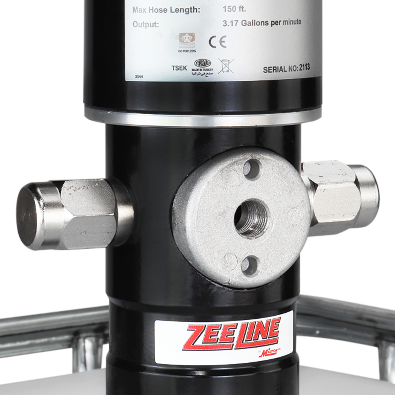 ZE1730 – 5:1 Pneumatic Stub Style Standard Flow Rate Piston Pump-Zeeline by Milton®