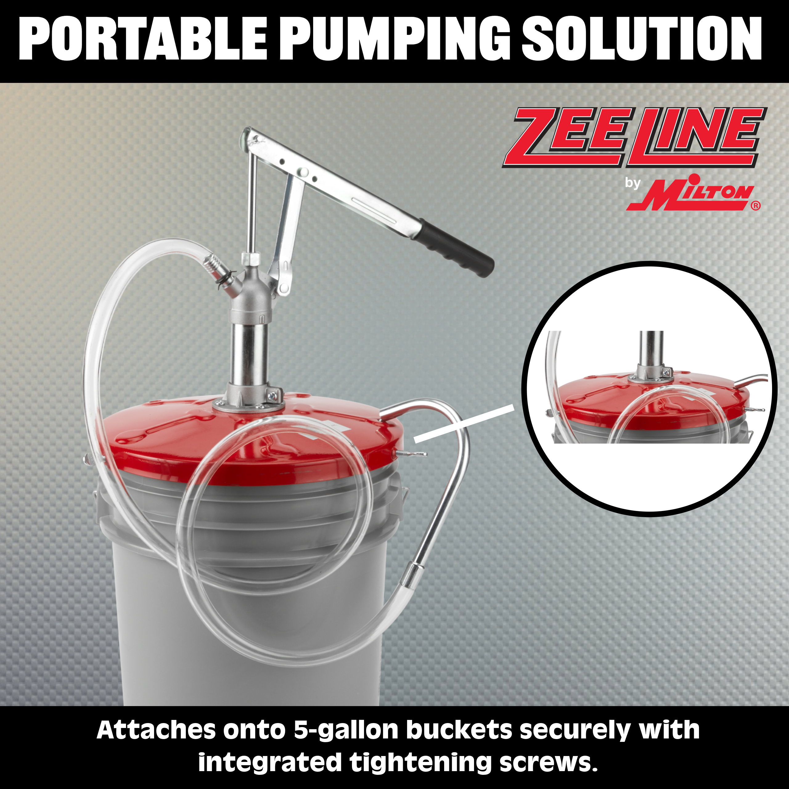 ZE321 - Powder Coated Gear Lube Pump (1 Gallon Per 55 Strokes)-Zeeline by Milton®