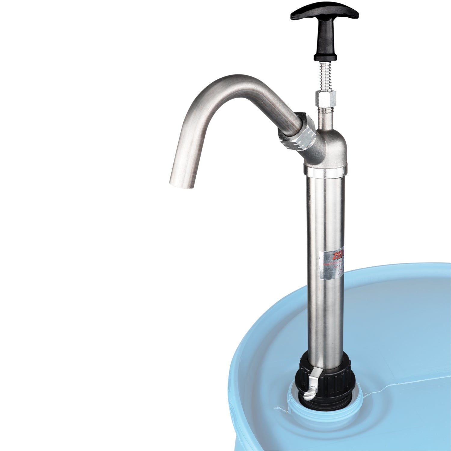 ZE387 - SS Lift Pump For 15-55 Gal. Drum with PTFE Seals-Zeeline by Milton®