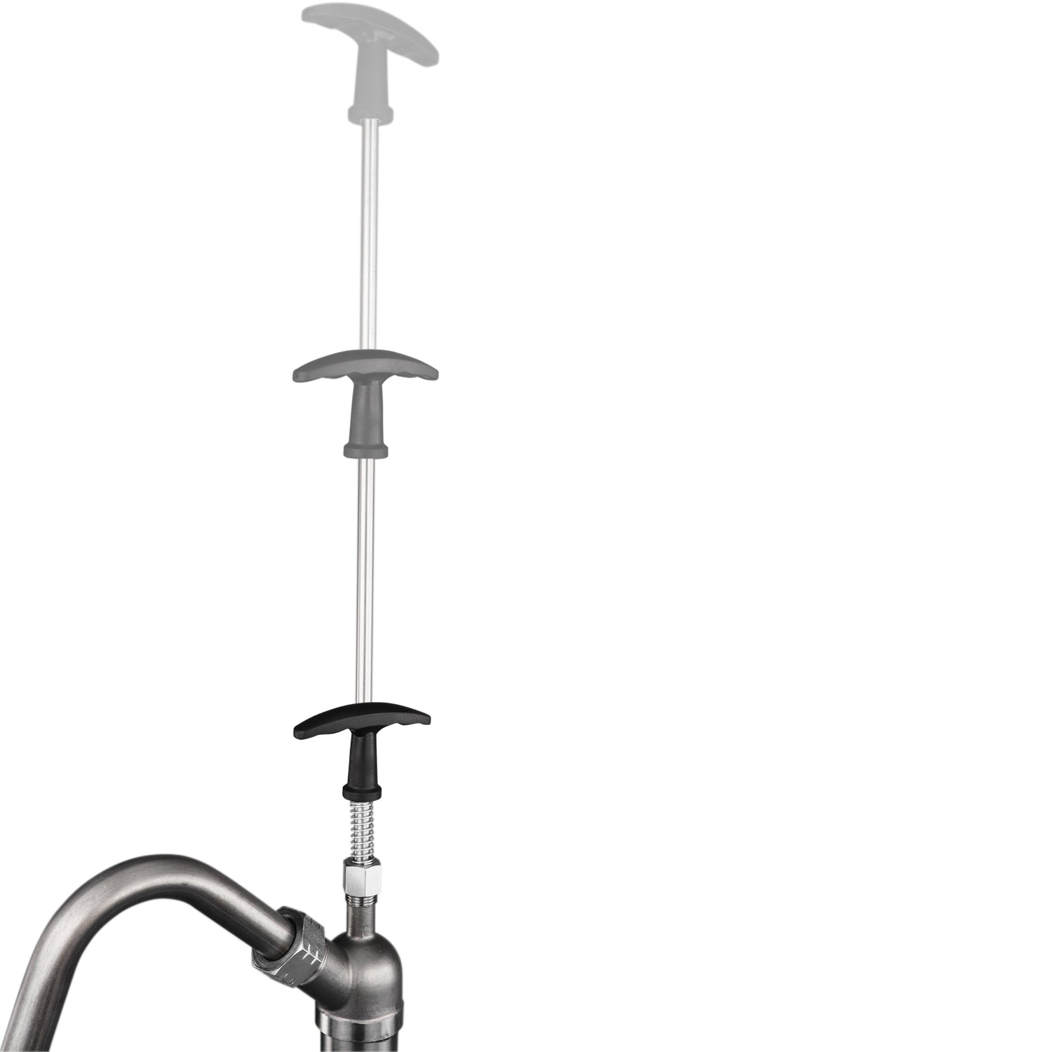 ZE387 - SS Lift Pump For 15-55 Gal. Drum with PTFE Seals-Zeeline by Milton®