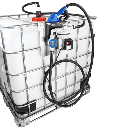ZE9115-IBC1 - DEF Electric Pump Kit w/Stainless Steel Auto Shut-Off Nozzle and Meter-Zeeline by Milton®