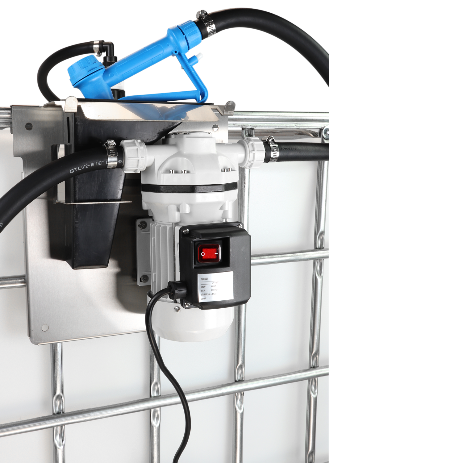 ZE9115-IBC2- DEF Electric Pump Kit w/Standard Nozzle-Zeeline by Milton®