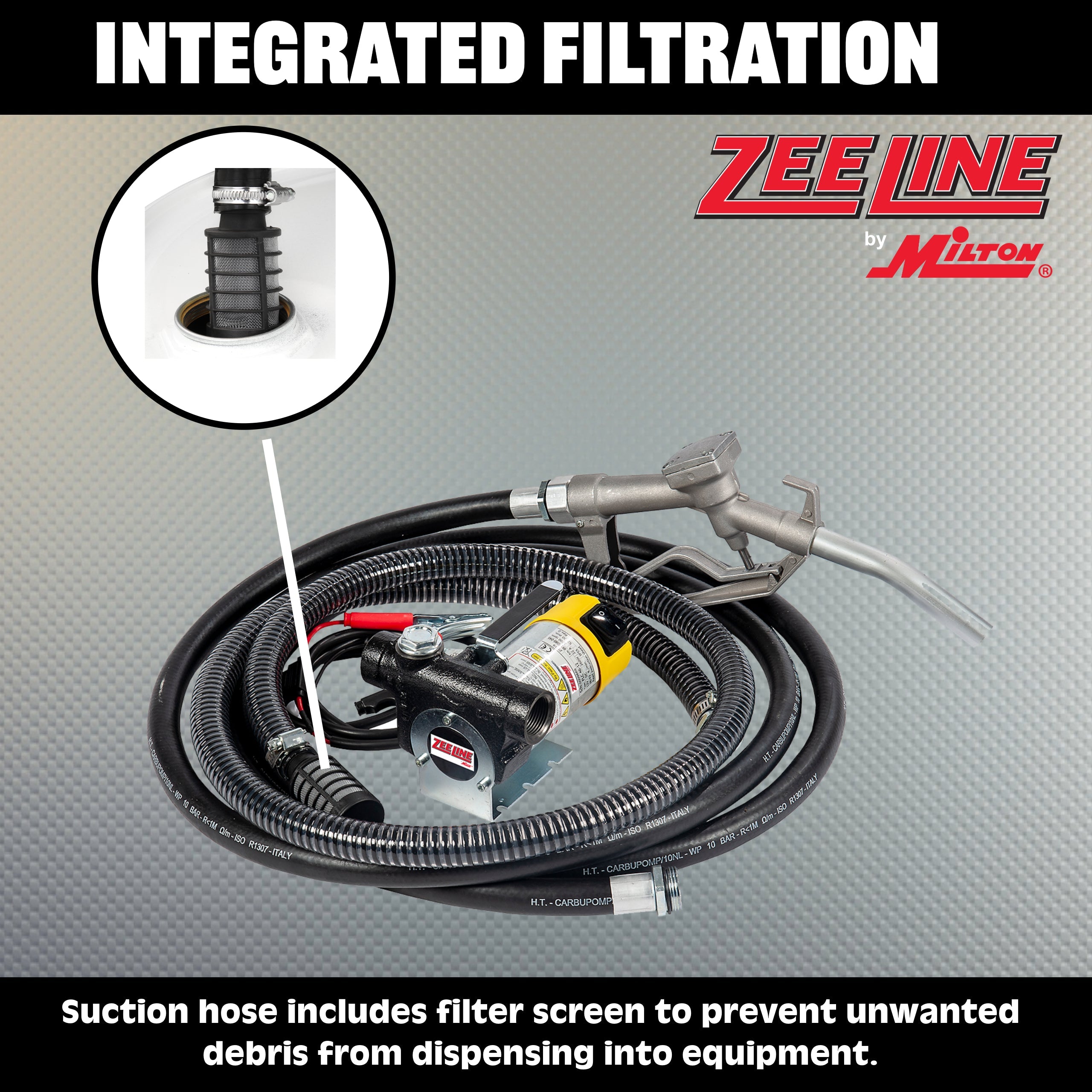 ZE924 – Portable 12-Volt Electric Diesel Pump Kit (12 GPM)-Zeeline by Milton®