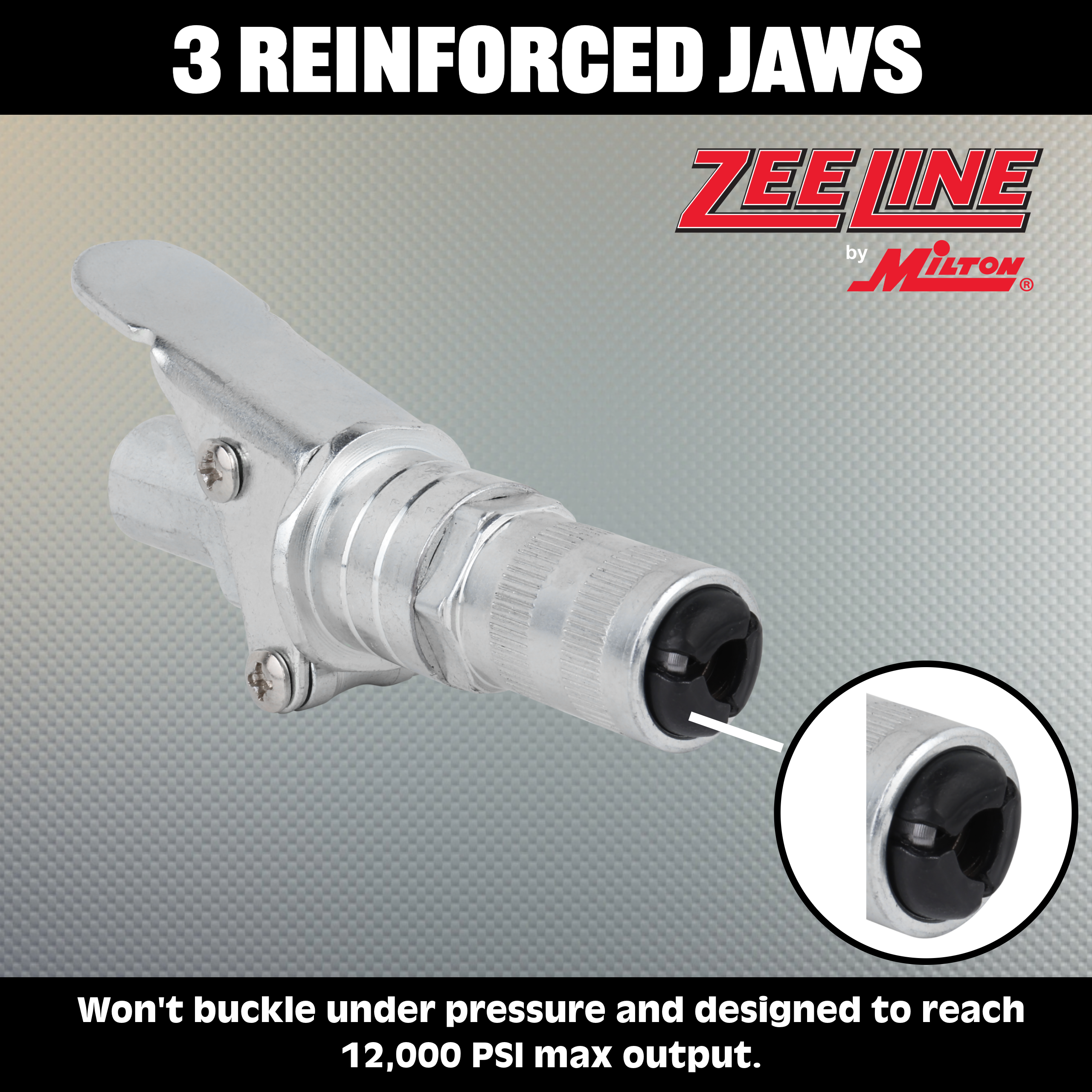 ZELC-100 - 12,000 PSI Locking Grease Coupler-Zeeline by Milton®