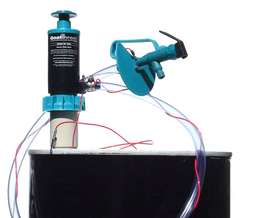 Groundable Drum Pump and Remote Discharge Tap with EPDM Seals - select and add appropriate hose-Goat Pumps