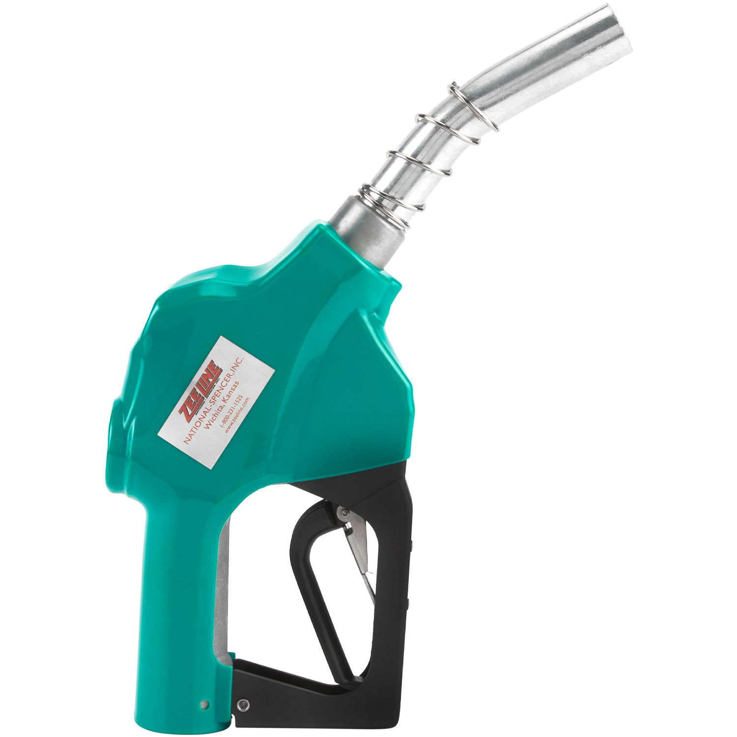 ZE1543 - Green Fuel Nozzle with Curved Spout-Zeeline by Milton®