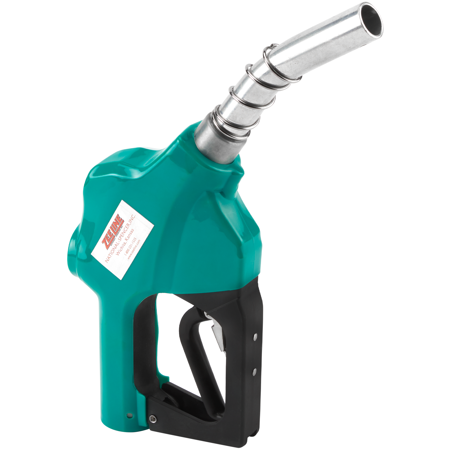 ZE1543 - Green Fuel Nozzle with Curved Spout-Zeeline by Milton®