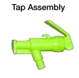 Teflon Kalrez Tap Replacement Tap Assembly, Green (Parts 21- 31)-Goat Pumps