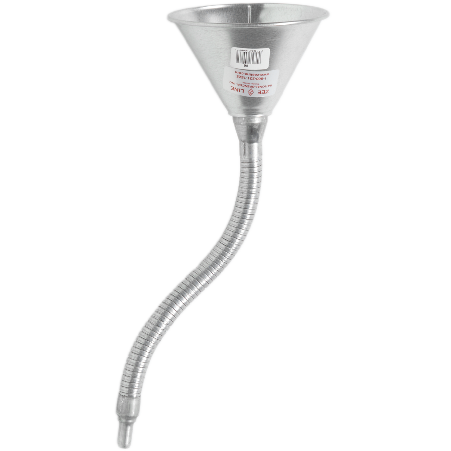 ZE86W - Funnel with Screen & 14 inch Flexible Metal Spout-Zeeline by Milton®