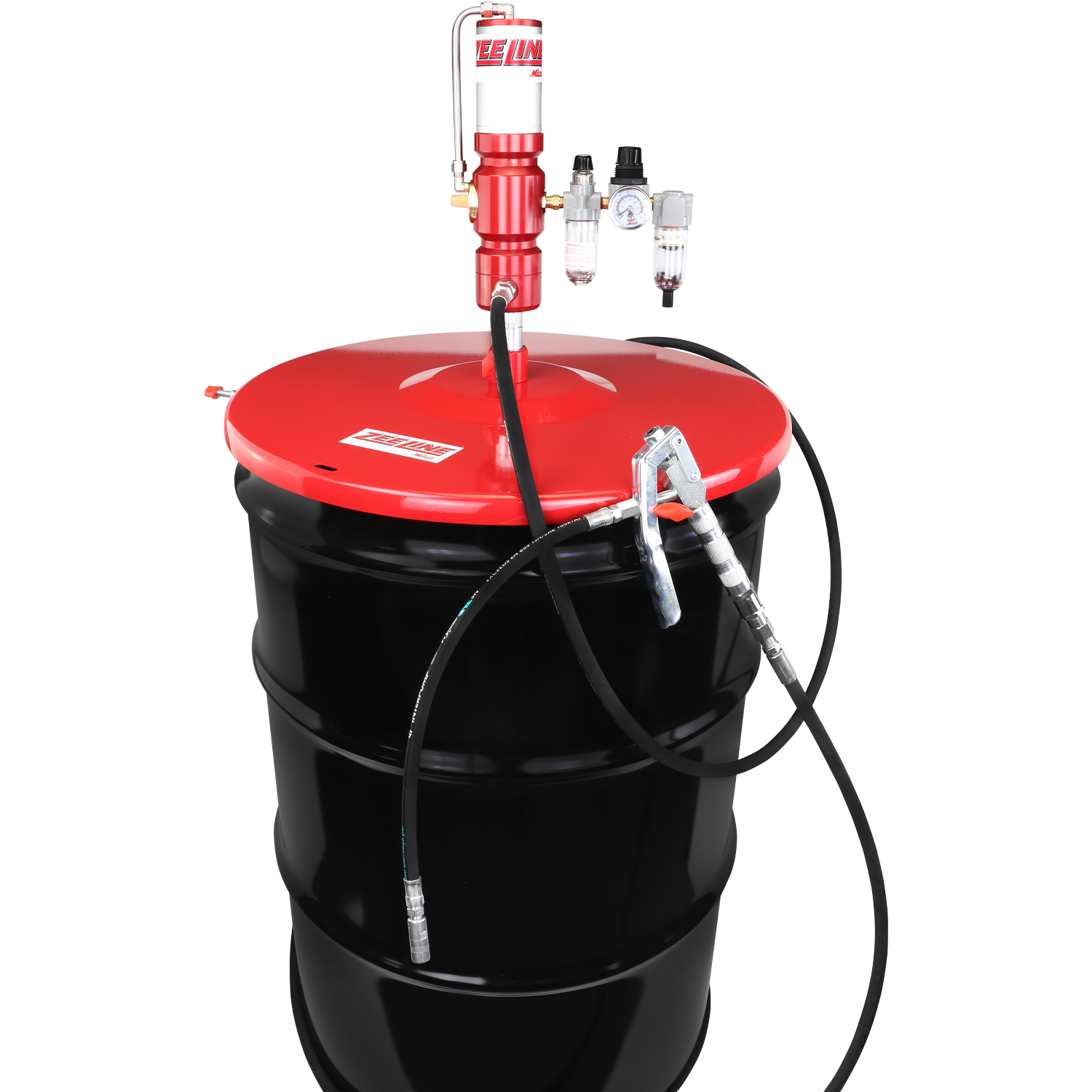 ZE1212PK – 60:1 Premium Grease Pump for 400 Lbs. Kegs Package-Zeeline by Milton®