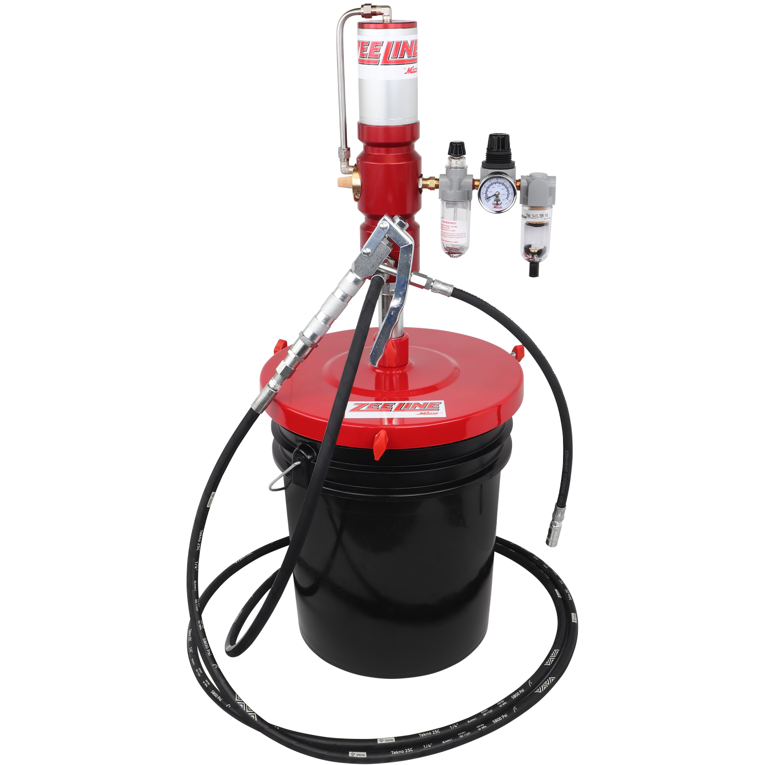 ZE3574PK – 60:1 Premium Grease Pump for 25-50 Lbs. Pails Package-Zeeline by Milton®