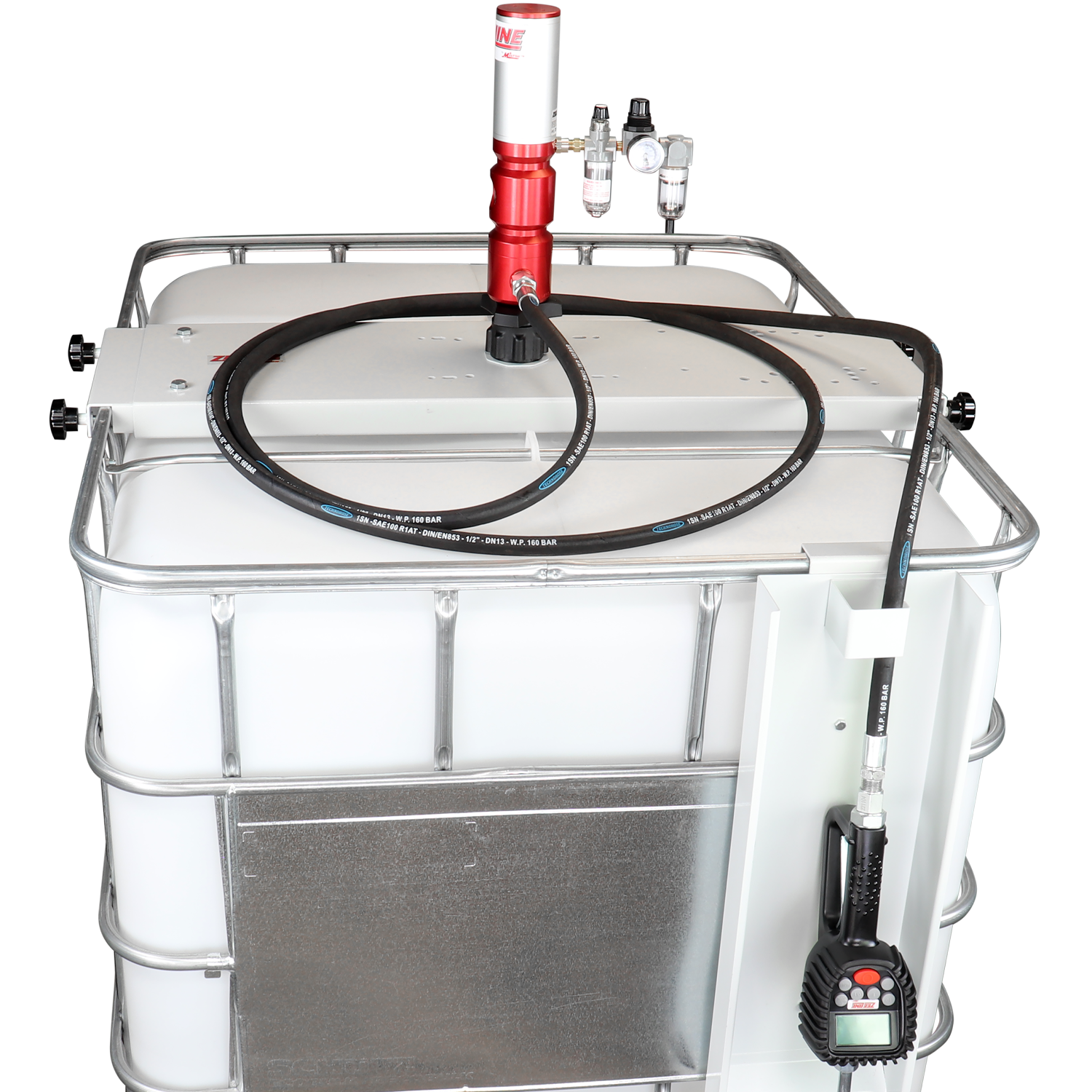 ZE1730PK-IBC-300 - 5:1 Premium Series Pump Kit IBC w/hose & preset meter-Zeeline by Milton®