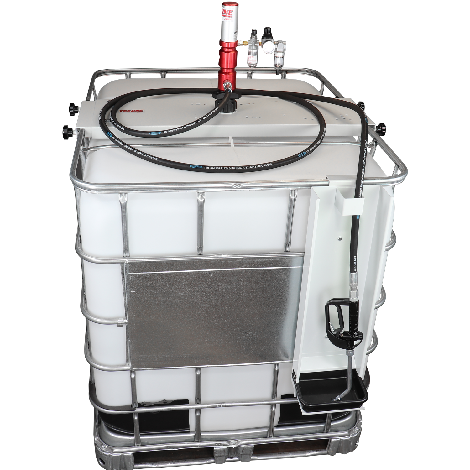 ZE1730PK-IBC-100 - 5:1 Premium Series Pump Kit IBC w/hose & control valve-Zeeline by Milton®