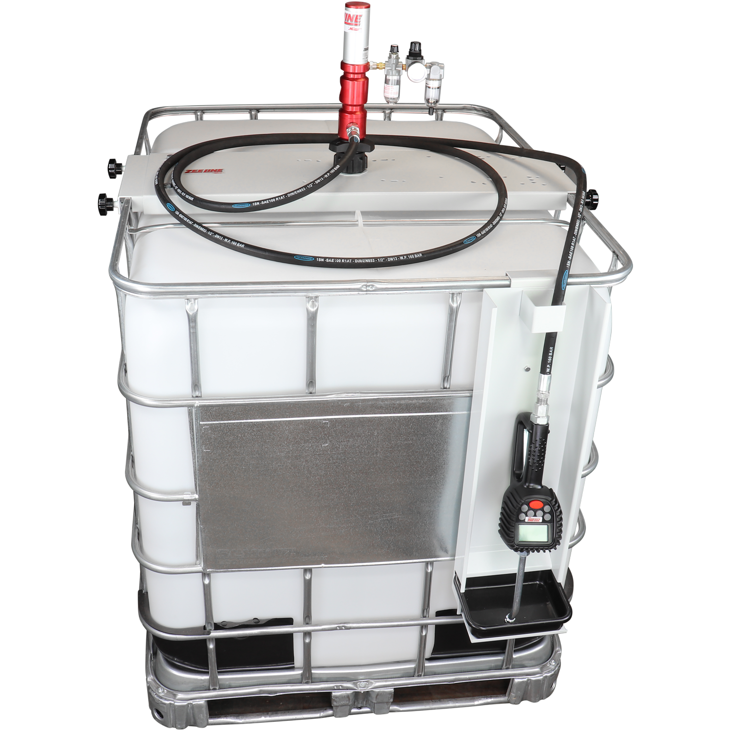 ZE1700PK-IBC-300 - 3:1 Premium Series Pump Kit IBC w/hose & preset meter-Zeeline by Milton®