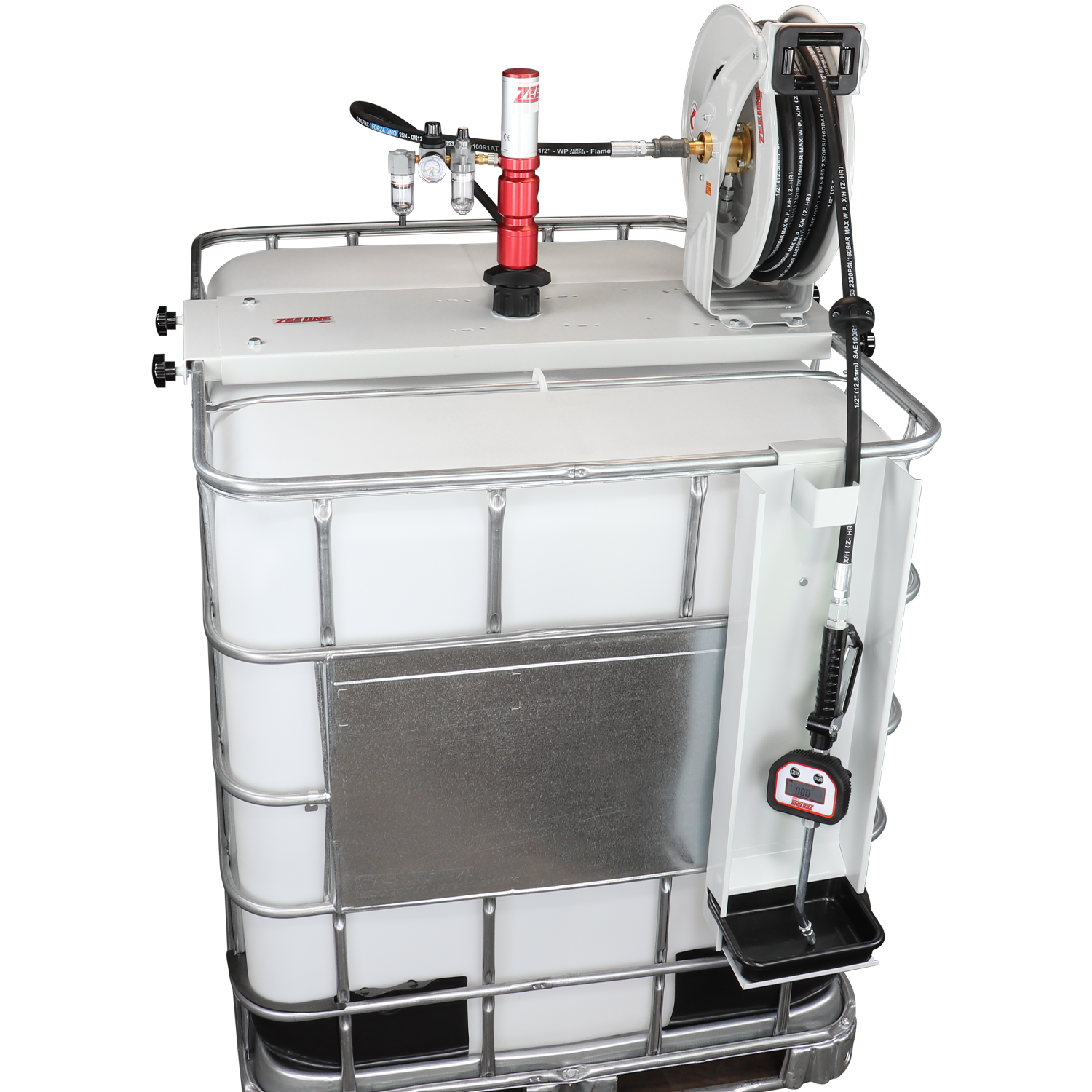 ZE1700PK-IBC-600 - 3:1 Premium Series Pump Kit IBC w/reel & meter-Zeeline by Milton®