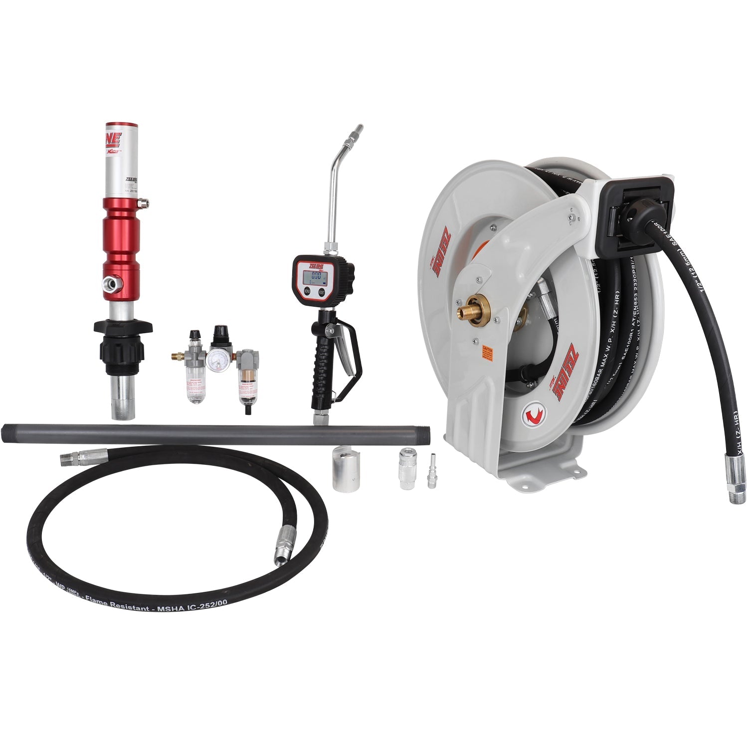 ZE1700PK-55-600 – 3:1 Premium Series Pump Kit 55-Gal w/reel & meter-Zeeline by Milton®