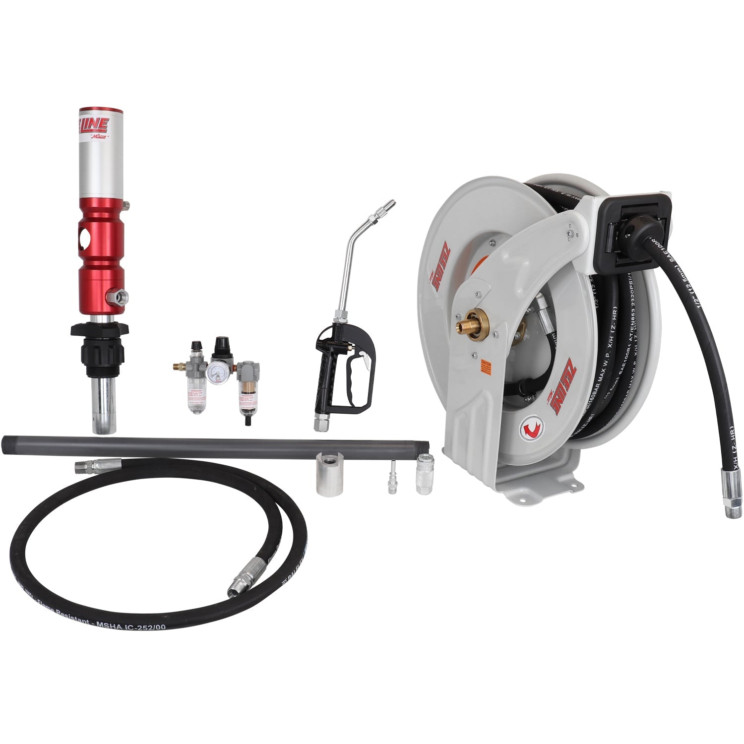 ZE1730PK-16-400 – 5:1 Premium Series Pump Kit 16-Gal w/reel & nozzle-Zeeline by Milton®