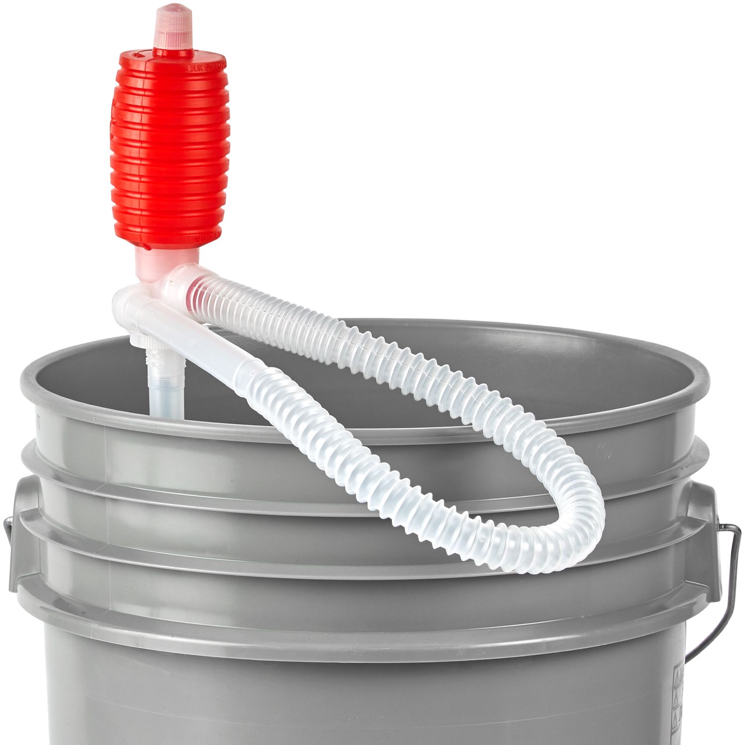 ZE10010W - Polyethylene/Polypropylene Siphon Drum Pump with Hose (2 Gallons Per Minute)-Zeeline by Milton®