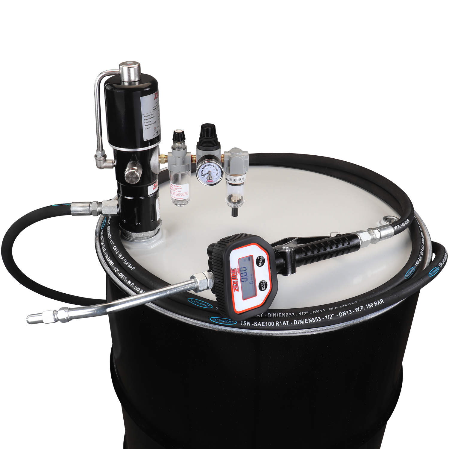 ZE1730K-16-200 – 5:1 Eco Series Pump Kit 55-Gal w/hose & meter-Zeeline by Milton®