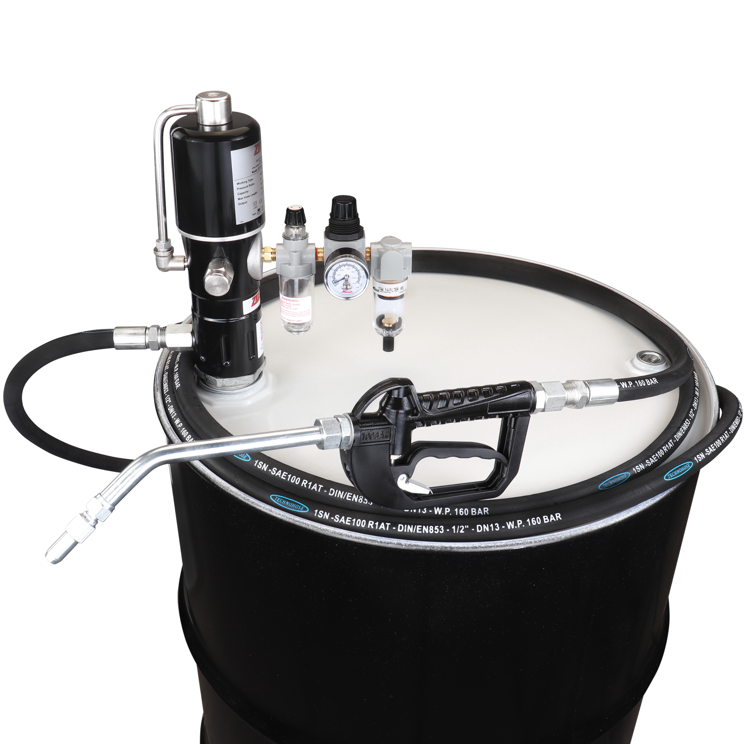 ZE1730K-55-100– 5:1 Eco Series Pump Kit 55-Gal w/hose & nozzle-Zeeline by Milton®