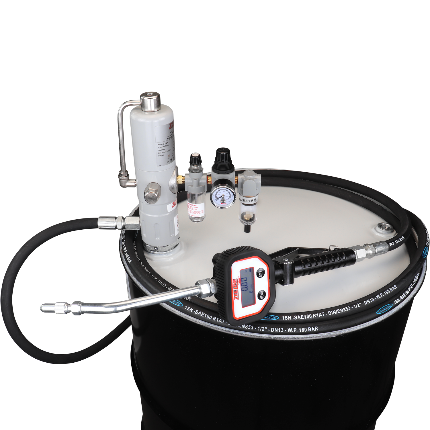 ZE1700K-16-200 – 3:1 Eco Series Pump Kit 16-Gal w/hose & meter-Zeeline by Milton®