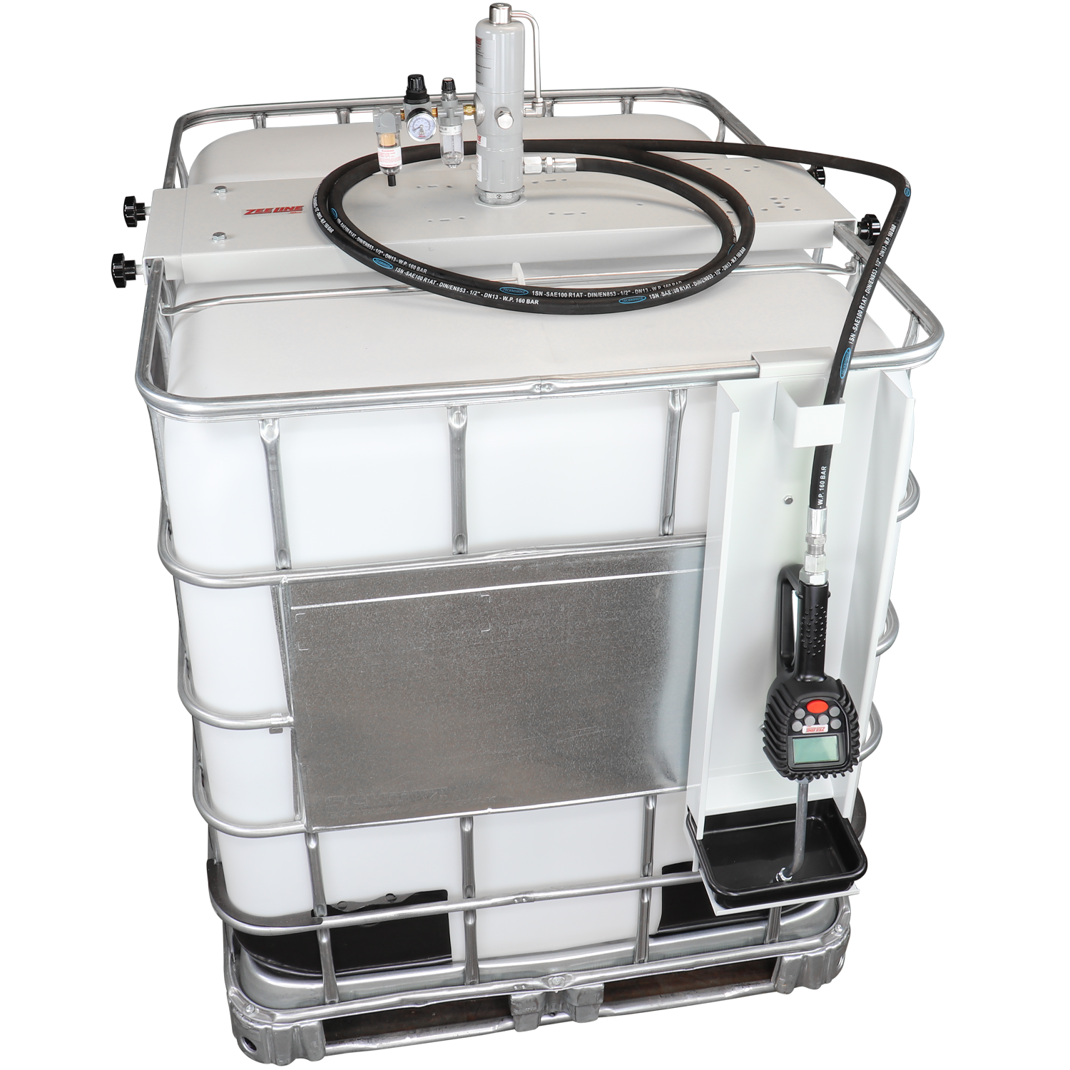 ZE1700K-IBC-300 - 3:1 Eco Series Pump Kit IBC w/hose & preset meter-Zeeline by Milton®