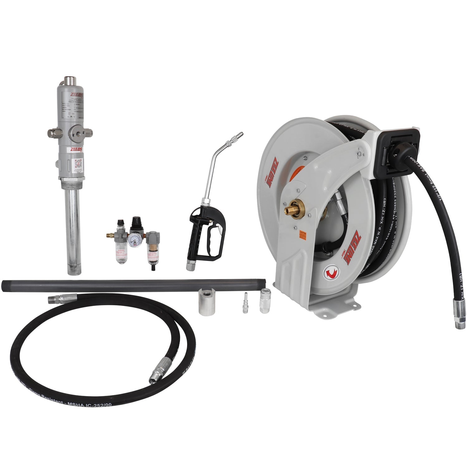 ZE1700K-55-400 – 3:1 Eco Series Pump Kit 55-Gal w/reel & nozzle-Zeeline by Milton®